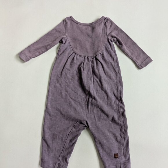 Tea Collection Bundle 3 Rompers Baby Girl 0-3 Months Pinks & Purples - Picture 12 of 14